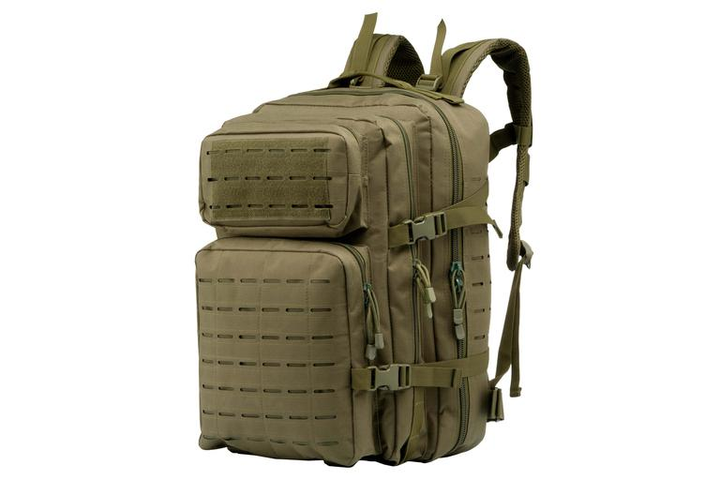 Рюкзак тактичний 2Е, 45L, Laser Cut, зелений (2E-MILTACBKP-45L-OG) - зображення 1