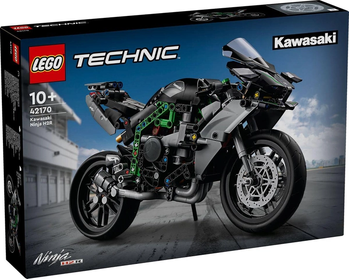 Zestaw klocków Lego Technic Motocykl Kawasaki Ninja H2R 643 elementy (42170) - obraz 1
