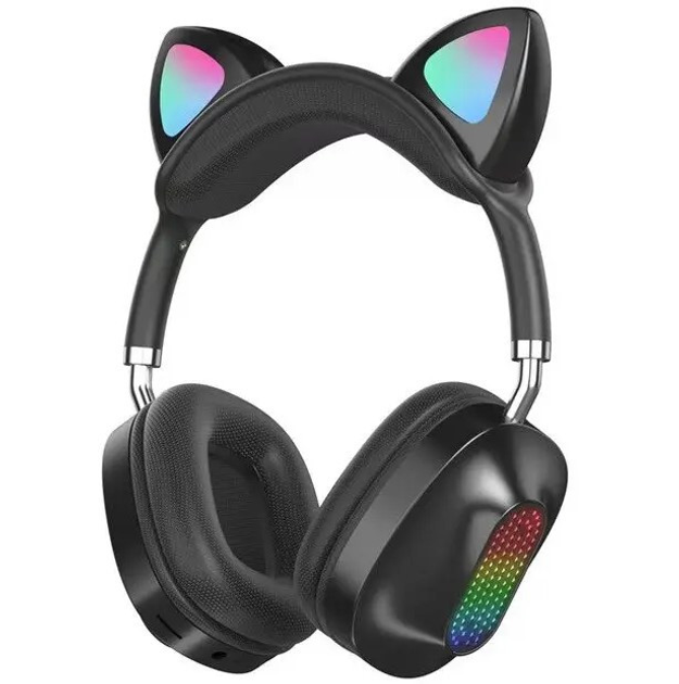 Беспроводные наушники Cat Ear RGB STN06 (Черный) купить в интернет ...