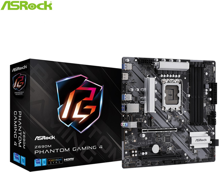 Материнская плат ASRock Z690M PHANTOM GAMING 4 - изображение 10