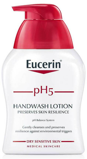 Засіб для миття рук Eucerin pH5 Hygiene Handwash Lotion 250 мл (4005800288333) - зображення 1