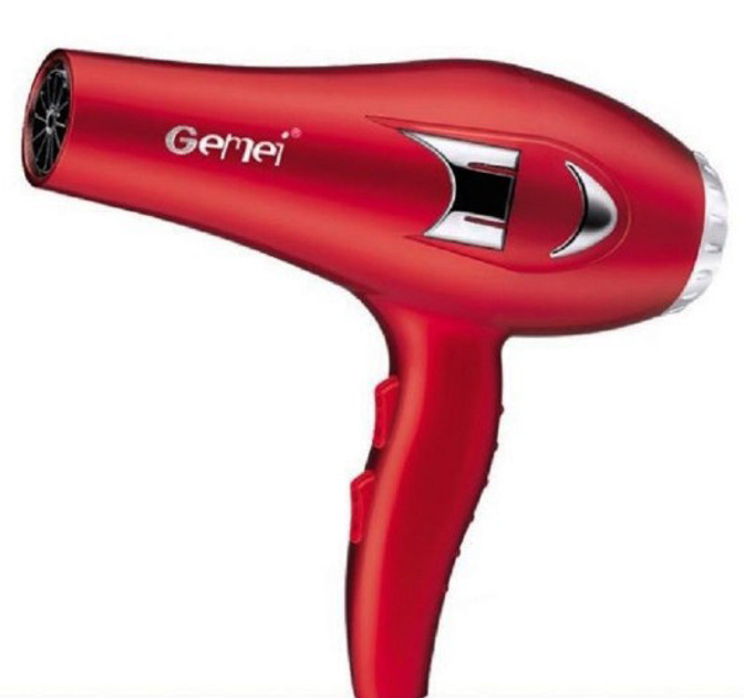 Фен для сушки укладки волос Gemei GM-1705 с концентратором 1800 Вт ...