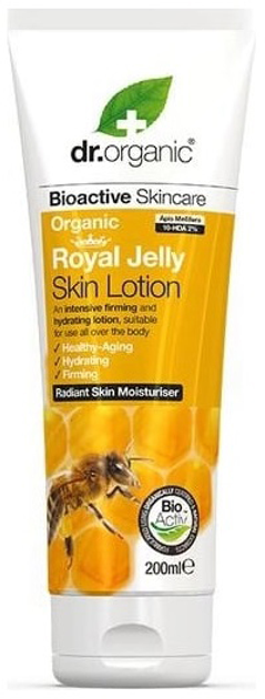 Lotion Dr.Organic Royal Jelly nawilżający balsam przeciwdziałający efektom starzenia 200 ml (5060176673199) - obraz 1