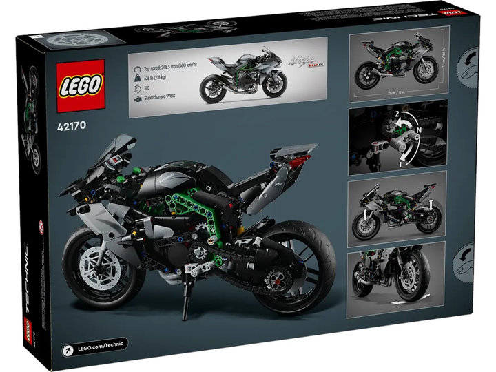 Конструктор LEGO Technic Мотоцикл Kawasaki Ninja H2R 643