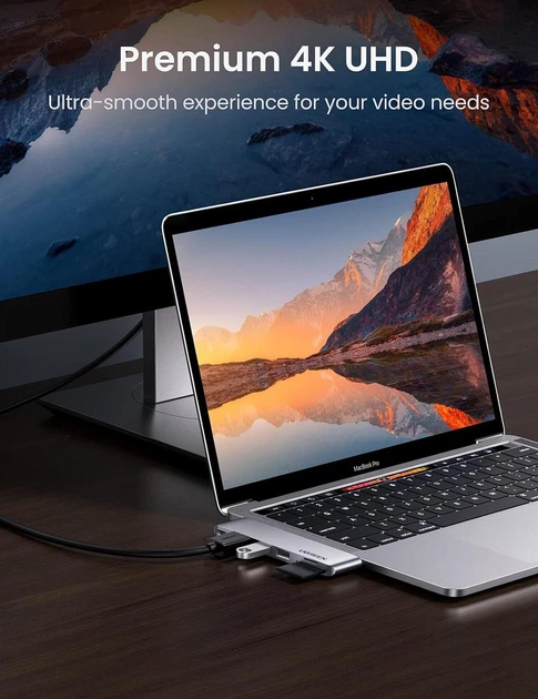 USB-концентратор UGREEN USB C хаб для MacBook Air M1 с 4K HDMI