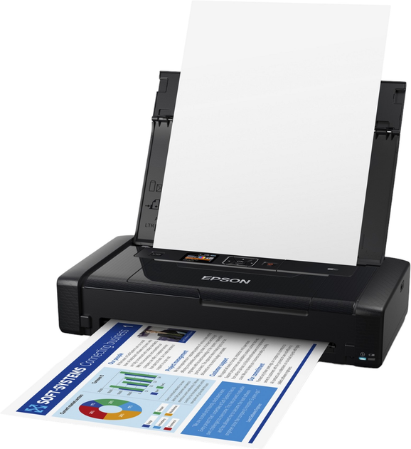 Drukarka Epson WorkForce WF-110W Black (C11CH25401) - obraz 4