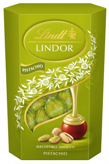 Конфеты шоколадные Lindt Lindor с фисташкой 200 г (8003340098609 ...