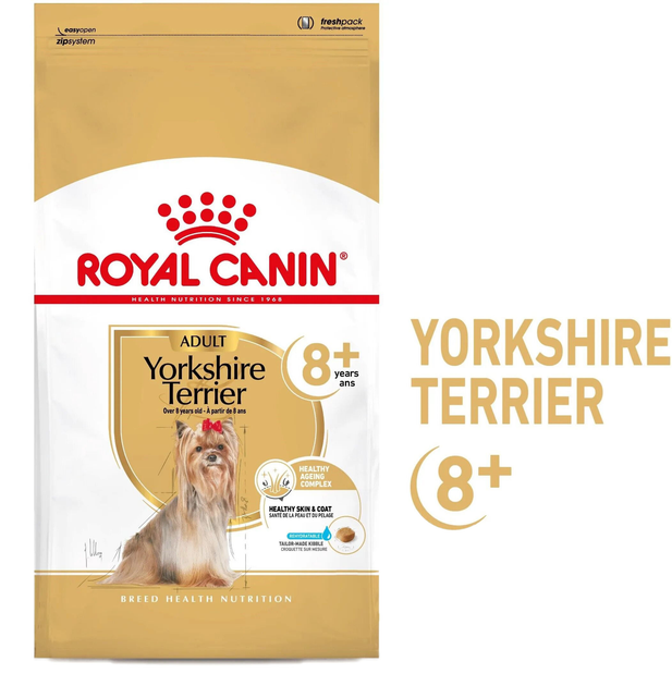 Сухий корм Royal Canin Yorkshire Terrier для собак породи йоркширський тер'єр старше 8 років 1.5 кг (3182550908504) - зображення 4