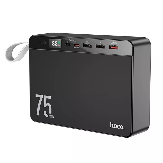 Повербанк 75000mAh 22.5W Hoco J94 Overlord 277.5Wh 3xUSB/Type-C ...