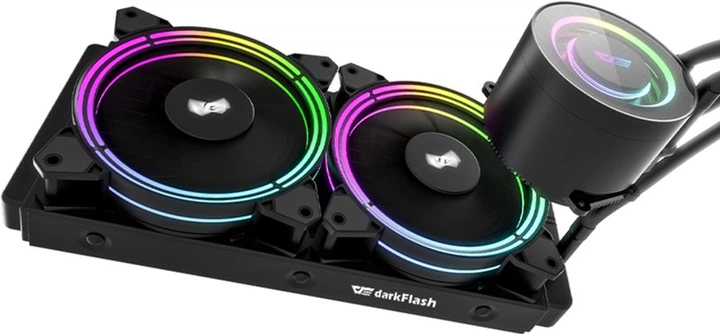 Chłodzenie wodne DarkFlash Symphony TR240 Black (TR240 Black) - obraz 3