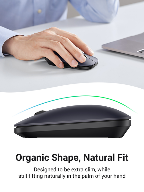 Миша Ugreen MU001 Portable Wireless Gray (6957303893737) - зображення 7