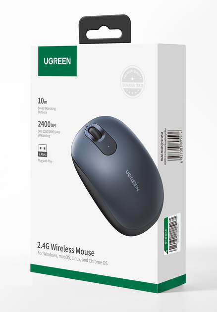 Миша Ugreen MU105 Portable Wireless Gray (6957303896691) - зображення 8