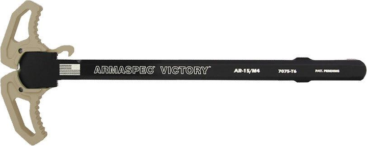Рукоятка взведения Armaspec VictoryTM двухсторонняя для AR15. Цвет: песочный - изображение 1