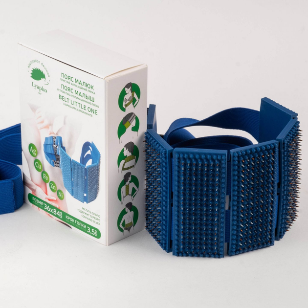 Аппликатор Ляпко пояс "Малыш" 3.5 Ag Blue (4820077020987_blue) – в ...