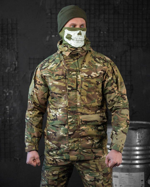 Тактична чоловіча весняна куртка водовідштовхувальна M мультикам - зображення 1