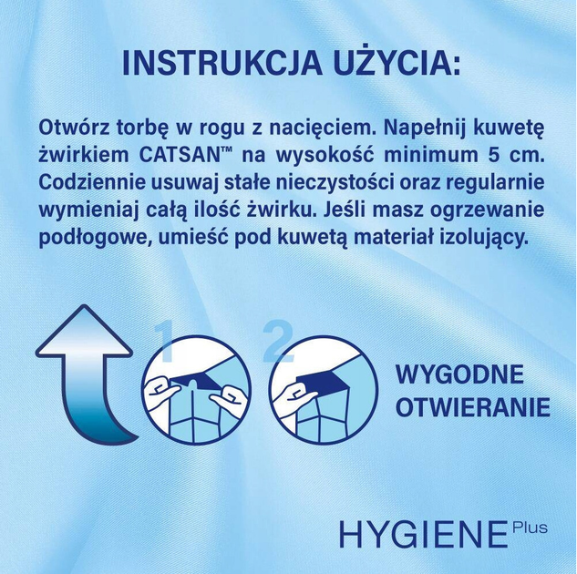 Żwirek bentonitowy Catsan Hygiene plus dla kotów 10 l (4008429694608) - obraz 5