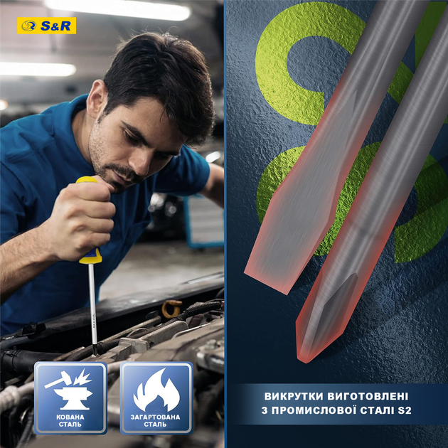 Набор отверток S&R SL-PH S2 6 шт (250681106) - изображение 5