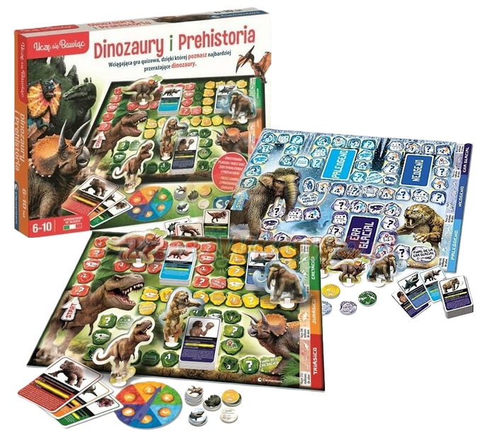 Настільна гра Clementoni Динозаври та передісторія (8005125508044) - зображення 2