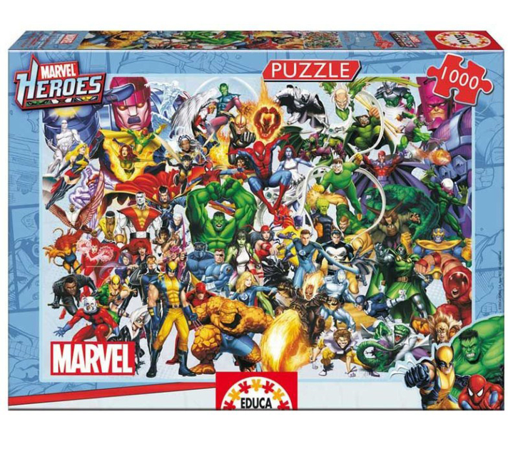 Puzzle Educa Marvel Heroes 1000 elementów (8412668151932) - obraz 1