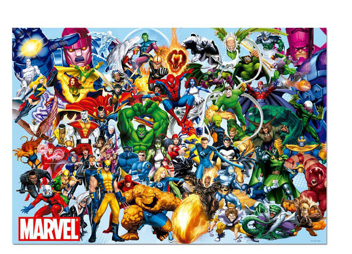 Puzzle Educa Marvel Heroes 1000 elementów (8412668151932) - obraz 2