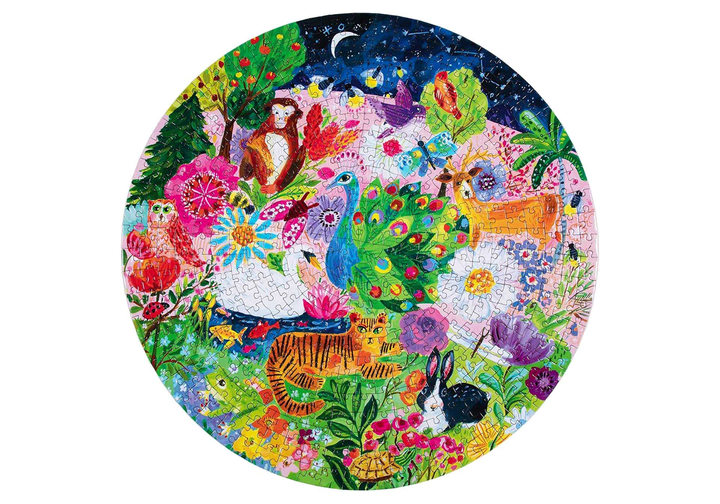 Puzzle okrągłe EeBoo Garden Sanctuary 500 elementów (0689196513138) - obraz 2