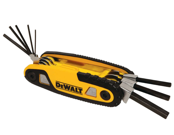 Набор шестигранных метрических ключей DeWALT HEX: 1.5, 2, 2.5, 3, 4, 5, 6, 8 мм DWHT0-70263 - Фото 3 Набор шестигранных метрических ключей DeWALT HEX: 1.5, 2, 2.5, 3, 4, 5, 6, 8 мм DWHT0-70263 - изображение 3