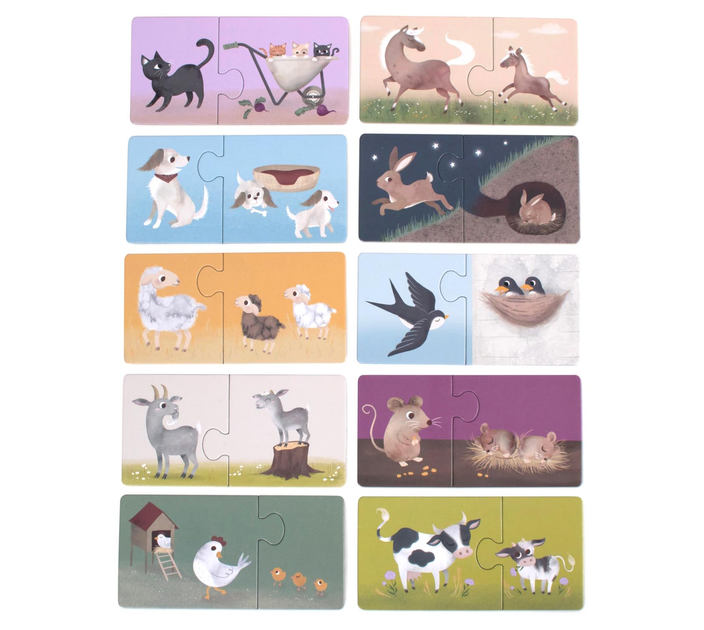 Puzzle Filibabba Farm animals 20 elementów (5712804027675) - obraz 2