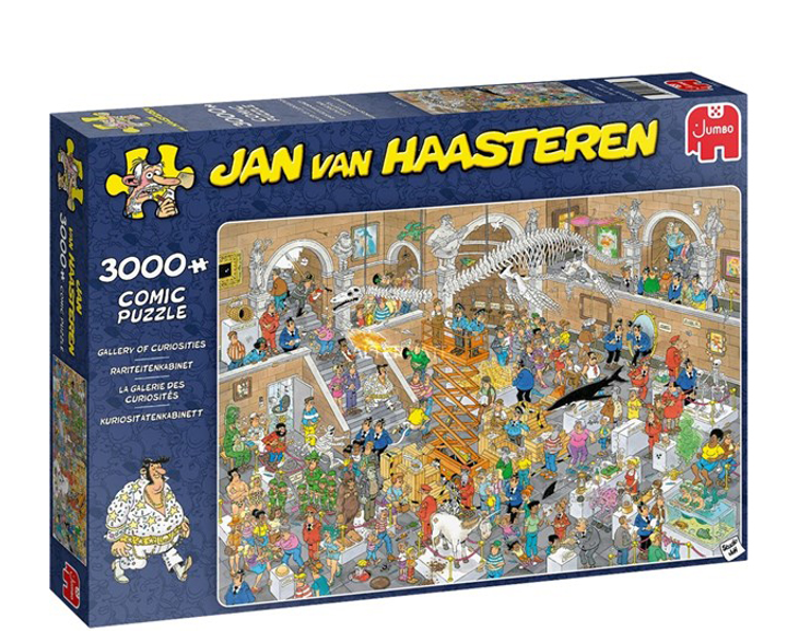 Puzzle Jumbo Jan van Haasteren Gallery of Curiosities 3000 elementów (8710126200315) - obraz 1