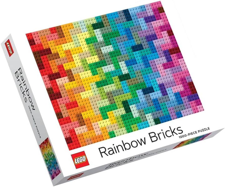 Пазл LEGO Rainbow Bricks 1000 елементів (9781797210728) - зображення 1