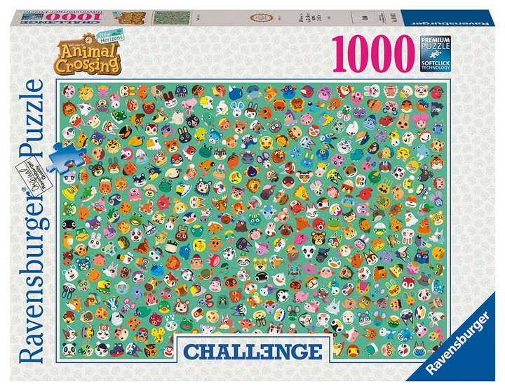 Пазл Ravensburger Challenge Animal Crossing 1000 елементів (4005556174546) - зображення 1