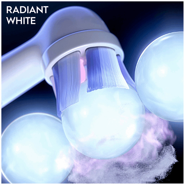 Насадки для зубної щітки Oral-B iO Radiant Білі 4 шт (4210201420330) - зображення 3