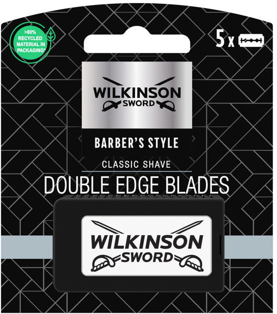 Żyletki do maszynki do golenia Wilkinson Sword Barber's Style Double Edge 5 szt (4027800511204) - obraz 1