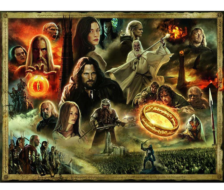 Puzzle Ravensburger Lord Of The Rings: The Two Towers 2000 elementów (4005556172948) - obraz 2