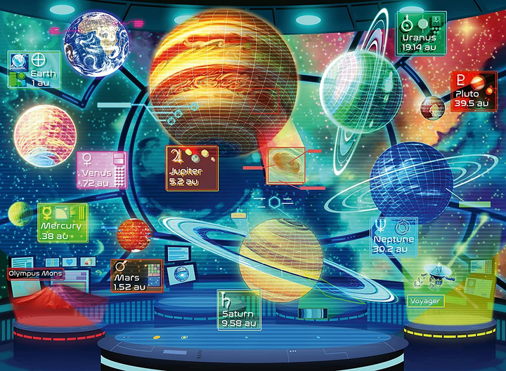 Puzzle Ravensburger Planet Holograms 300 elementów (4005556129812) - obraz 2