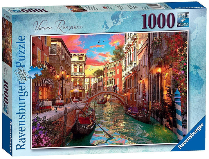 Puzzle Ravensburger Venice Romance 1000 elementów (4005556152629) - obraz 1