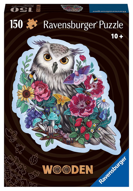Пазл дерев'яний Ravensburger Owl 150 елементів (4005556175116) - зображення 1