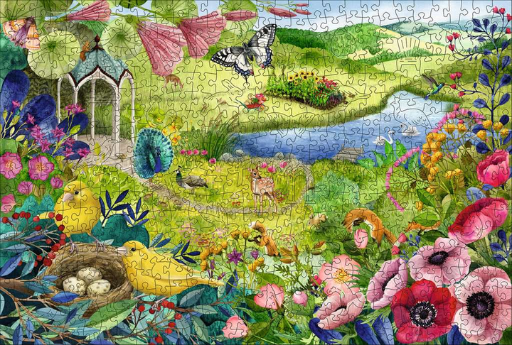 Puzzle drewniane Ravensburger Nature Garden 500 elementów (4005556175130) - obraz 2