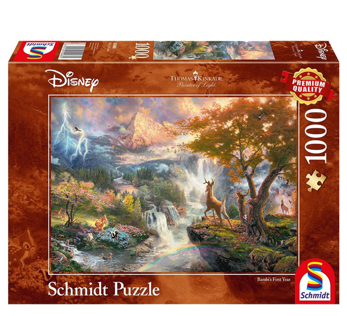 Puzzle Schmidt Thomas Kinkade: Disney Bambi 1000 elementów (4001504594862) - obraz 1