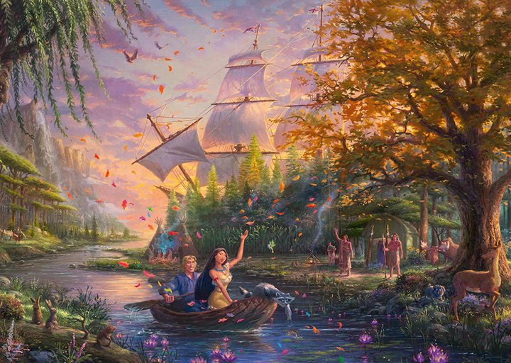Пазл Schmidt Thomas Kinkade: Disney Pocahontas 1000 елементів (4001504596880) - зображення 2