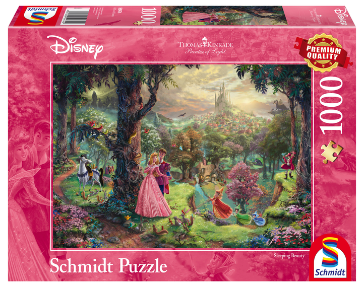 Puzzle Schmidt Thomas Kinkade: Disney Sleeping Beauty 1000 elementów (4001504594749) - obraz 1