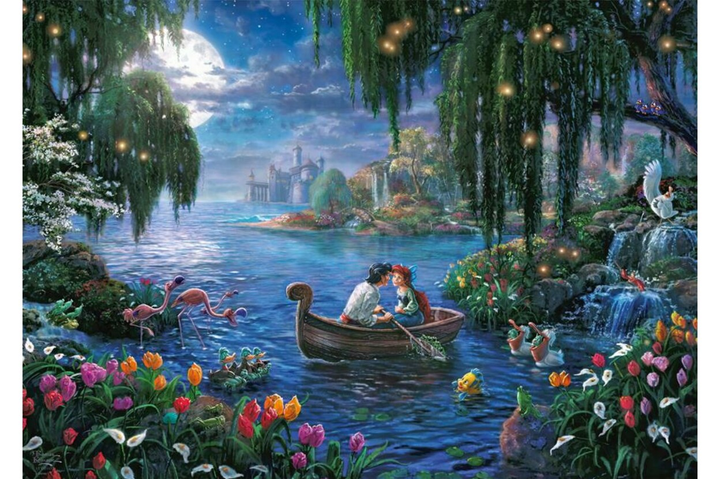 Puzzle Schmidt Thomas Kinkade: Disney The Little Mermaid and Prince Eric 1000 elementów (4001504573706) - obraz 1