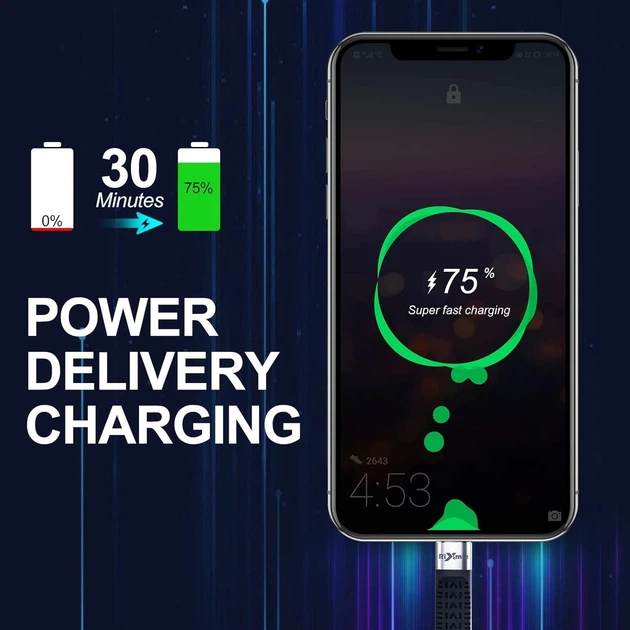 Кабель RIXMIE USB-C 100Вт, 4K Video, 20Gbps, 0.12м - Фото 3 Кабель RIXMIE USB-C 100Вт, 4K Video, 20Gbps, 0.12м - изображение 3