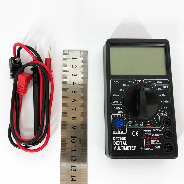 Цифровой мультиметр Digital Tech DT700D большой дисплей (со звуком) - изображение 9
