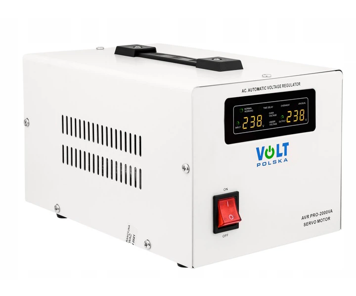 Стабилизатор сетевого напряжения Volt Polska AVR PRO 2000 ВА СЕРВО 3% 5AVRZP2000 2000 Вт - изображение 4