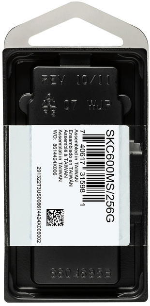 Kingston SSD KC600 256GB mSATA SATAIII 3D NAND TLC (SKC600MS/256G) - изображение 9