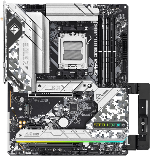 Материнская плата ASRock X670E Steel Legend (AM5, AMD X670E, PCI-Ex16 ...
