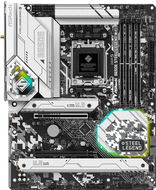 Материнская плата ASRock B650E Steel Legend WiFi (AM5, AMD B650, PCI ...