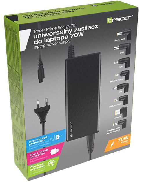 Блок питания для ноутбука Tracer Prime Energy 70 (TRAAKN45424) - изображение 5