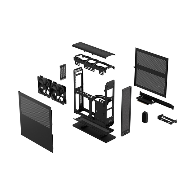 Корпус Fractal Design Ridge mITX PCIe 4.0 Black (FD-C-RID1N-11) - изображение 5