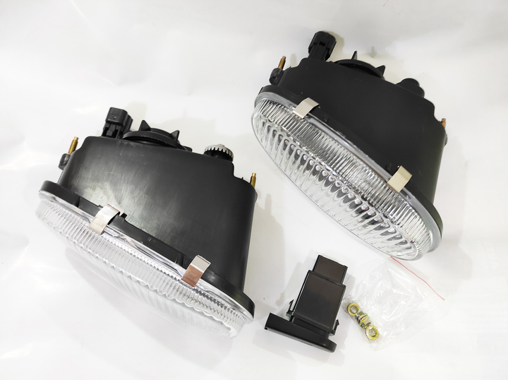 Противотуманные фары ПТФ туманки DLAA на Daewoo Lanos 02- DW-037W Дэу Ланос V04654 - изображение 3